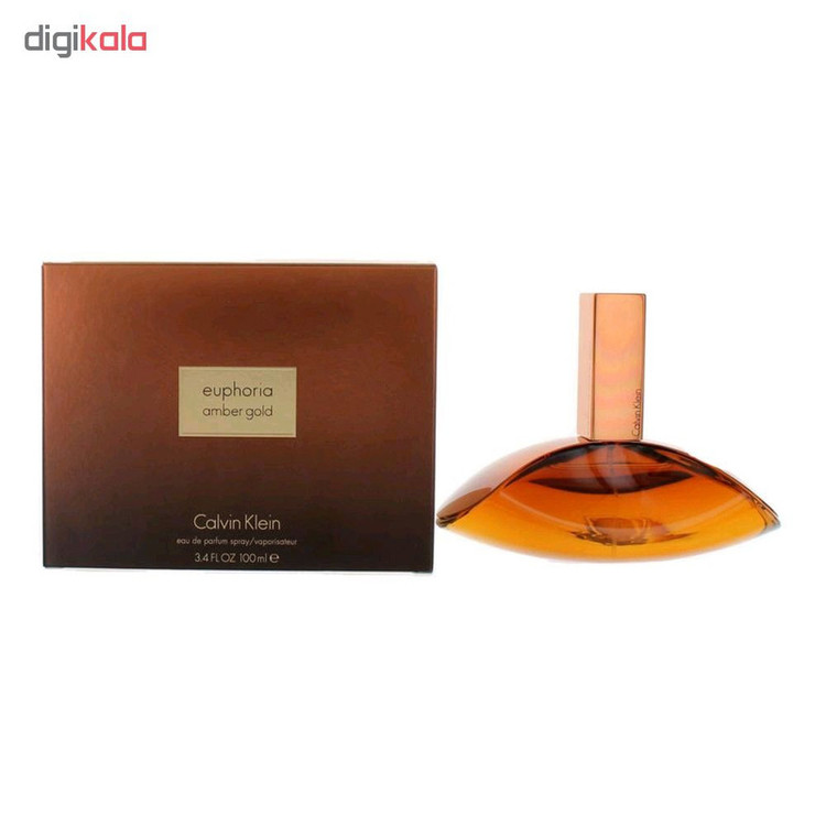 ادو پرفیوم زنانه کلوین کلاین مدل Euphoria Amber Gold حجم 100 میلی لیتر