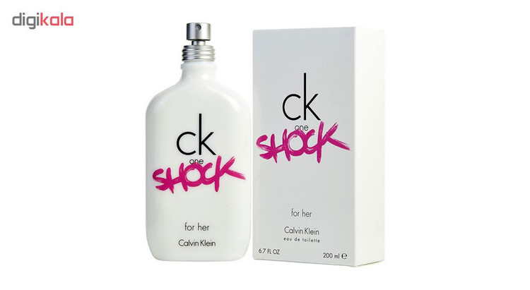 تستر ادو تویلت زنانه کلوین کلاین مدل CK One Shock For Her حجم 200 میلی لیتر