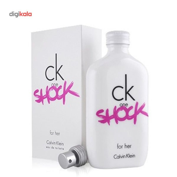 ادو تویلت زنانه کلوین کلاین مدل CK One Shock For Her حجم 100 میلی لیتر