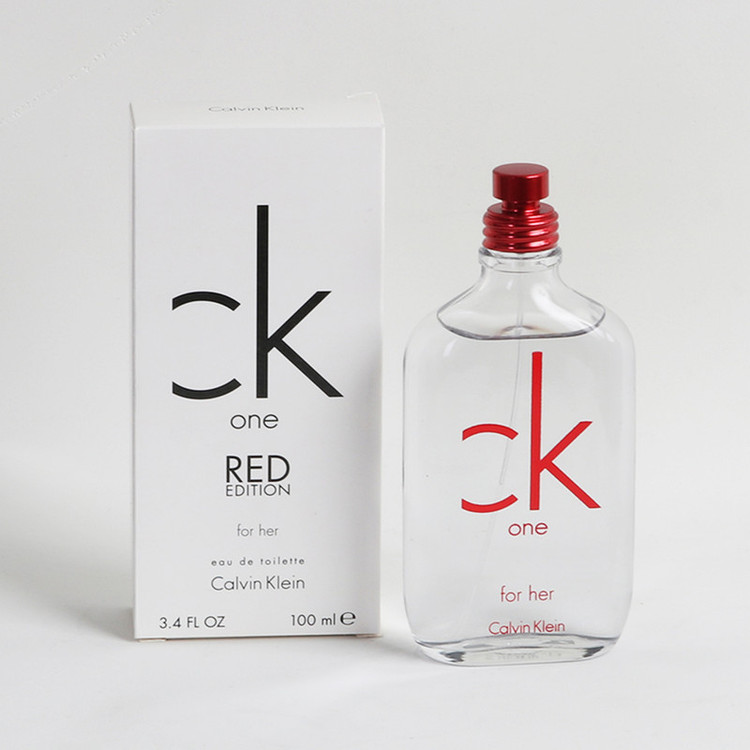 تستر ادو تویلت زنانه کلوین کلاین مدل Ck One Red حجم 100 میلی لیتر