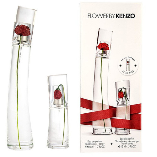 ست ادو پرفیوم زنانه کنزو مدل Flower by Kenzo حجم 50 میلی لیتر
