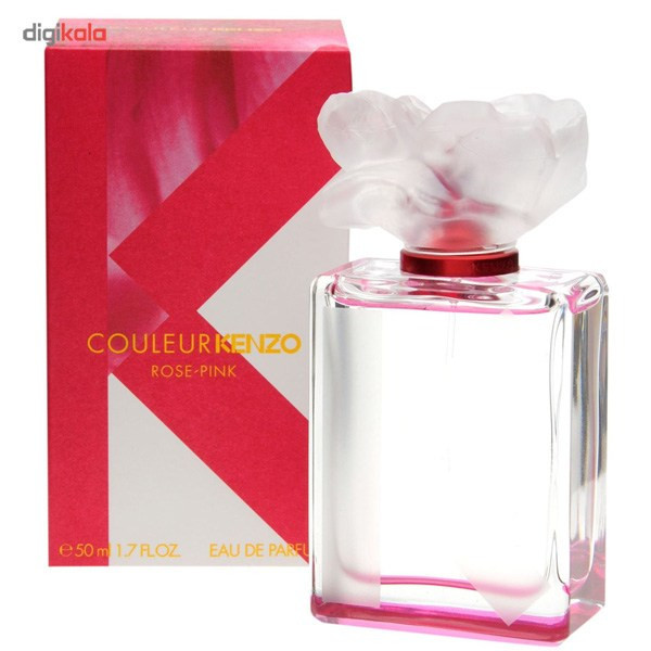 ادو پرفیوم زنانه کنزو مدل Couleur Kenzo Rose-Pink حجم 50 میلی لیتر