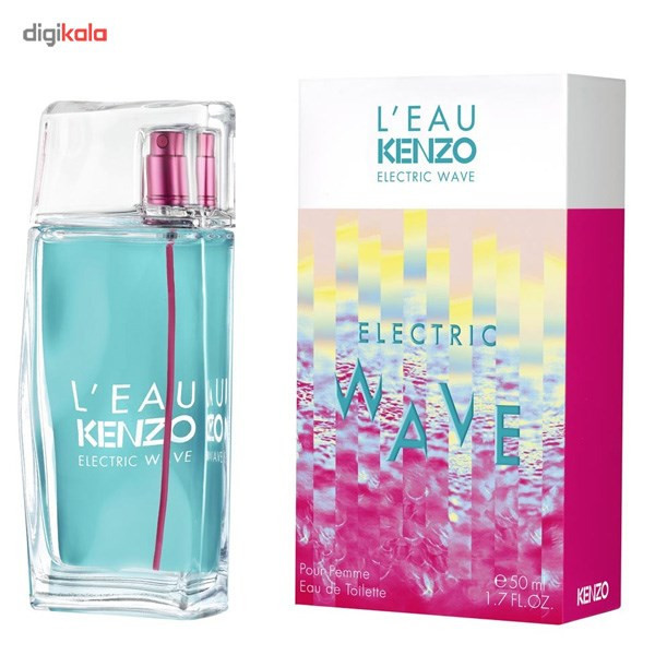 ادو تویلت زنانه کنزو مدل L'Eau par Kenzo Electric Wave حجم 50 میلی لیتر
