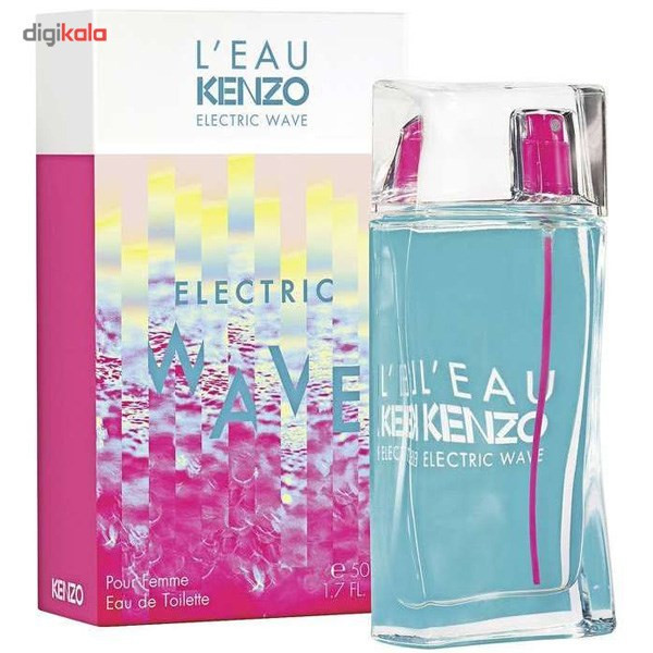 ادو تویلت زنانه کنزو مدل L'Eau par Kenzo Electric Wave حجم 50 میلی لیتر