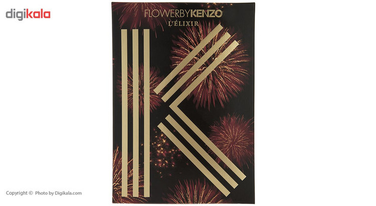 ست ادو پرفیوم زنانه کنزو مدل Flower by Kenzo L`Elixir حجم 50 میلی لیتر