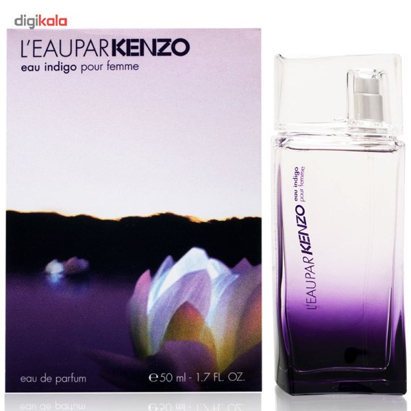 ادو پرفیوم زنانه کنزو مدل L`Eau Par Kenzo Eau Indigo Pour Femme حجم 50 میلی لیتر