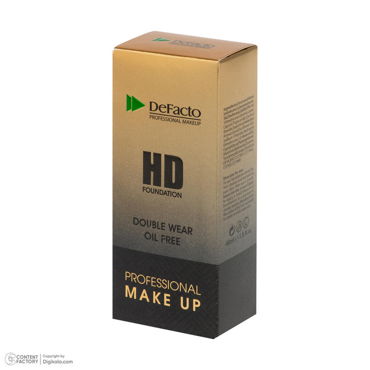 کرم پودر مایع دیفکتو مدل HD شماره F301 مناسب برای انواع پوست حجم 40 میلیلیتر