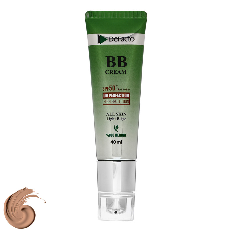 کرم پودر BB مایع SPF 50 دیفکتو مدل professional شماره 1 مناسب برای انواع پوست حجم 40 میلیلیتر