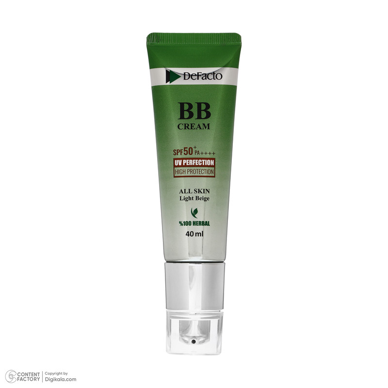 کرم پودر BB مایع SPF 50 دیفکتو مدل professional شماره 1 مناسب برای انواع پوست حجم 40 میلیلیتر