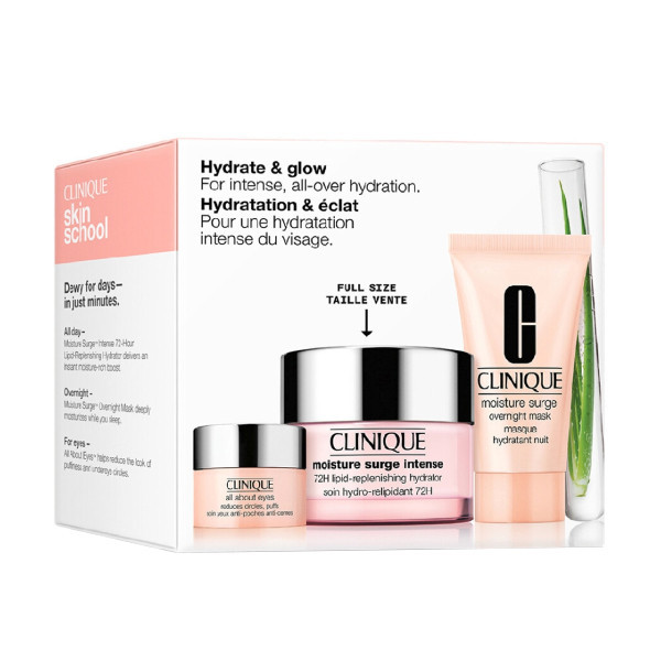 مجموعه مراقبت از پوست کلینیک مدل Hydrate & glow 72H مجموعه 3 عددی