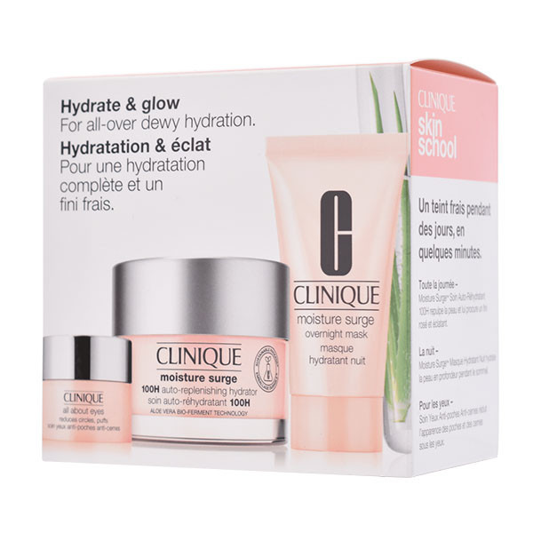 مجموعه مراقبت از پوست کلینیک مدل Hydrate Glow مجموعه 3 عددی