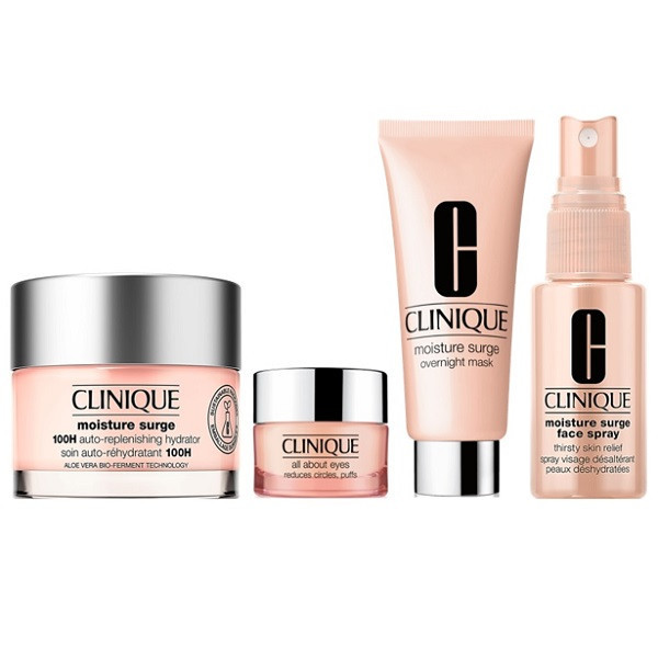 مجموعه مراقبت از پوست کلینیک مدل Moisture Surge Glow بسته 4 عددی