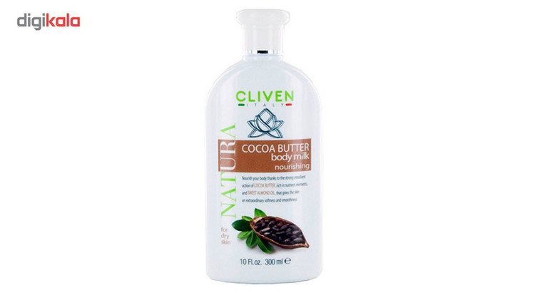 شیر بدن کلیون مدل Cocoa Butter Body Milk حجم 300 میلی لیتر