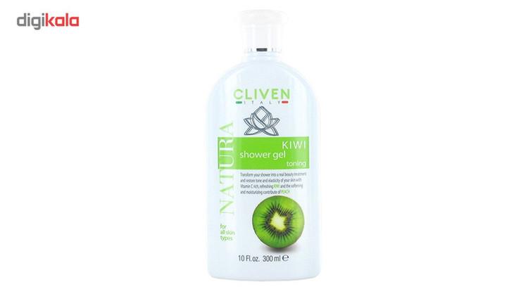 ژل شستشو بدن کلیون مدل Kiwi Shower Gel حجم 300 میلی لیتر