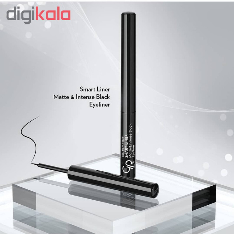 خط چشم گلدن رز مدل Matte & Intense
