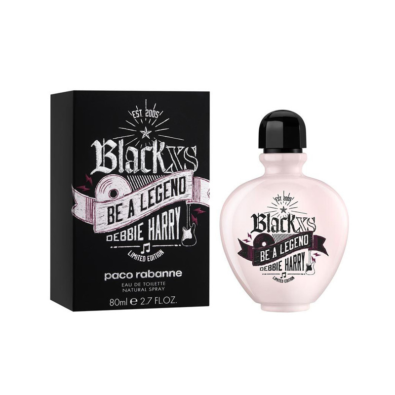 ادو تویلت زنانه پاکو رابان مدل Black XS Be a Legend Debbie Harry حجم 80 میلی لیتر