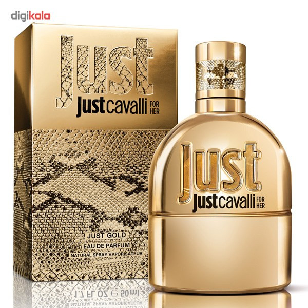 ادو پرفیوم زنانه روبرتو کاوالی مدل Just Cavalli Gold for Her حجم 75 میلی لیتر