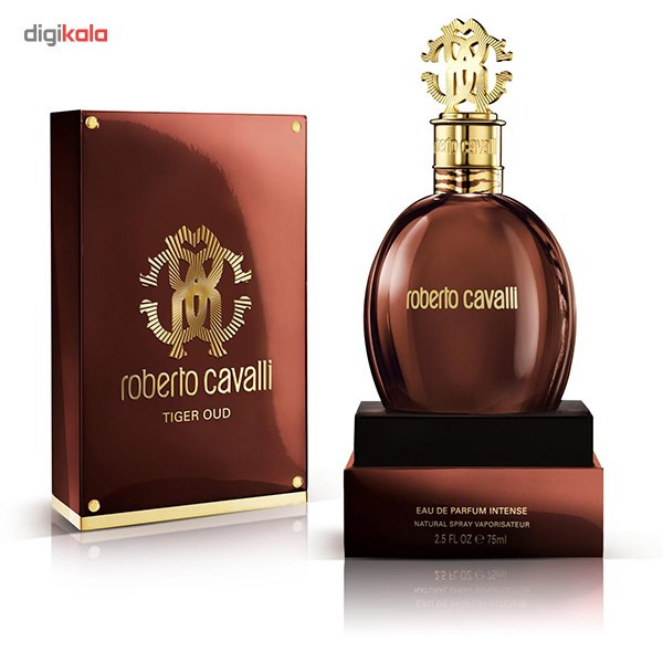 ادو پرفیوم زنانه روبرتو کاوالی مدل Roberto Cavalli Tiger Oud Intense حجم 75 میلی لیتر