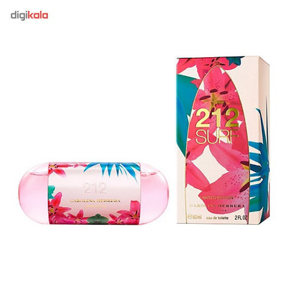 ادو تویلت زنانه کارولینا هررا 212 Surf Limited Edition حجم 60ml