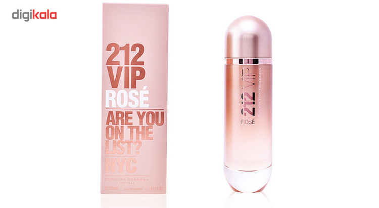 ادو پرفیوم زنانه کارولینا هررا مدل 212VIP Rose حجم 125 میلی لیتر