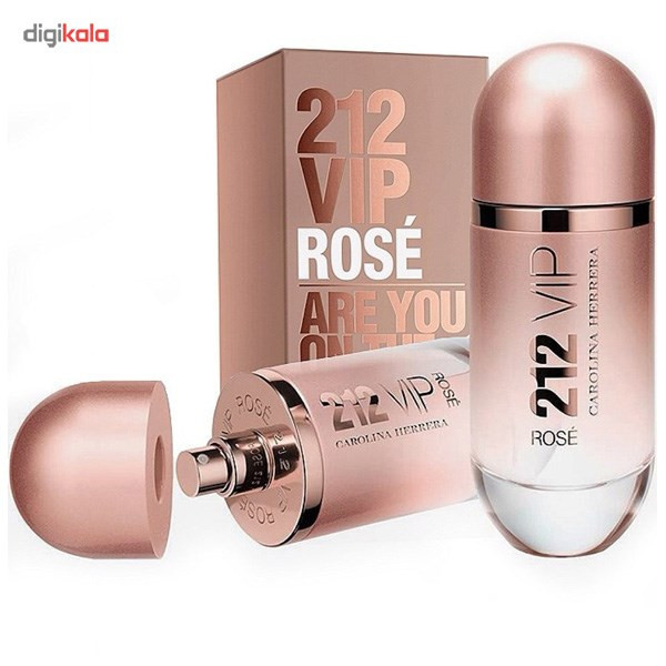 ادو پرفیوم زنانه کارولینا هررا مدل 212 VIP Rose حجم 50 میلی لیتر