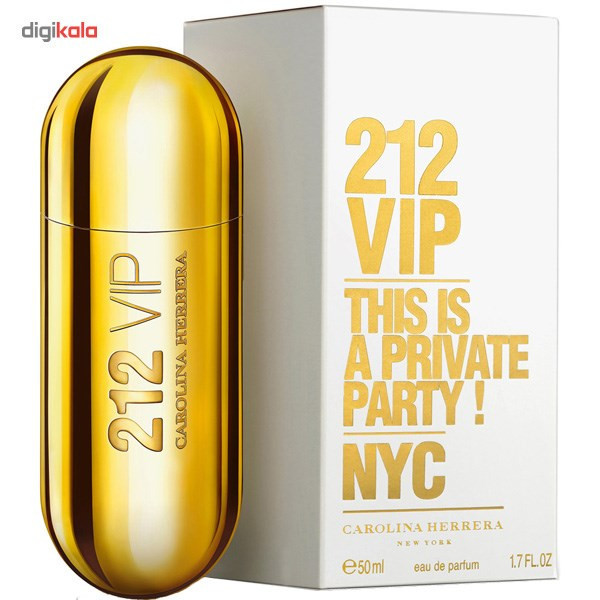 ادو پرفیوم زنانه کارولینا هررا مدل 212 VIP حجم 50 میلی لیتر