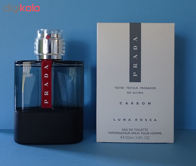 تستر ادو تویلت مردانه پرادا مدل Luna Rossa Carbon حجم 100 میلی لیتر