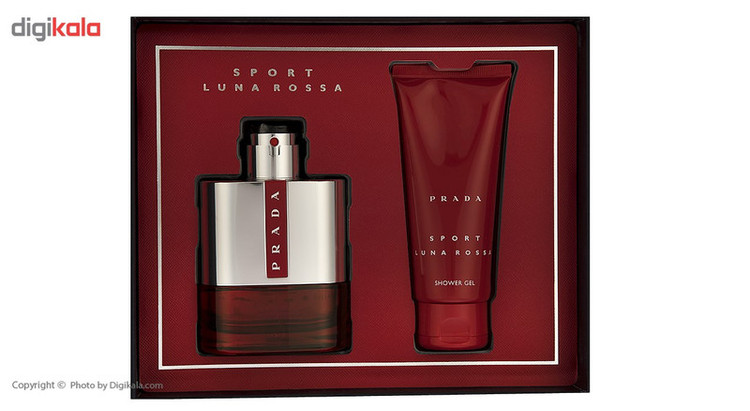 ست ادو تویلت مردانه پرادا مدل Luna Rossa Sport حجم 100 میلی لیتر