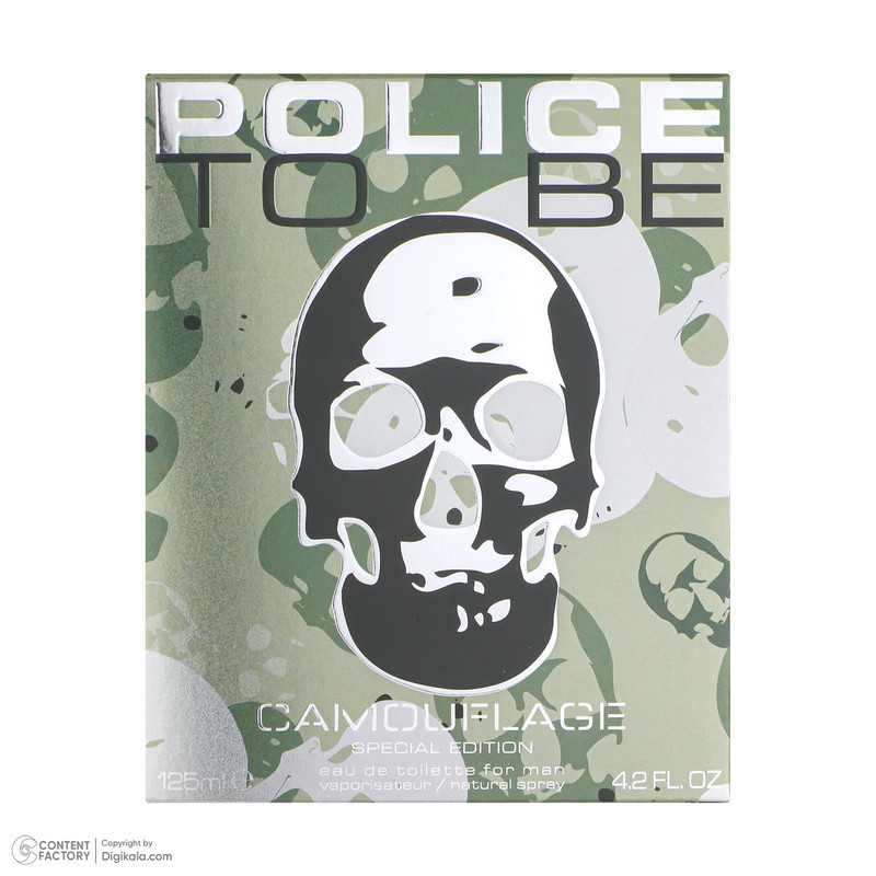 ادو تویلت مردانه پلیس مدل To Be Camouflage حجم 125 میلی لیتر