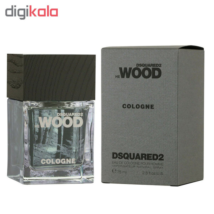 ادوکلن مردانه دیسکوارد مدل He Wood حجم 75 میلی لیتر