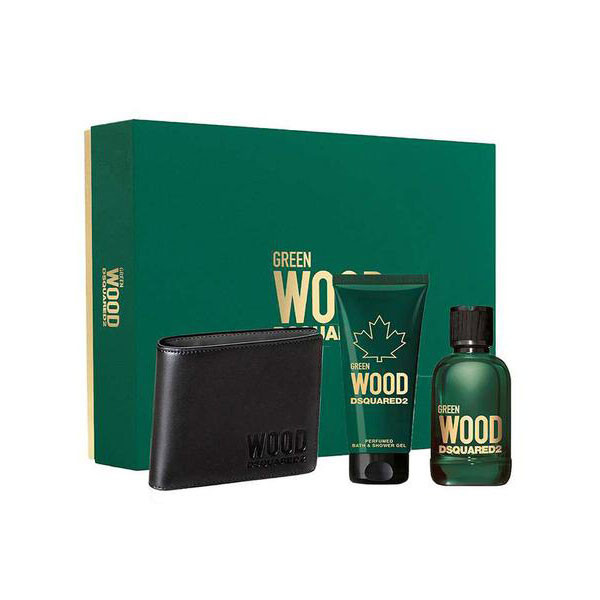 ست ادو تویلت مردانه دیسکوارد مدل Wood Green حجم 100 میلی لیتر