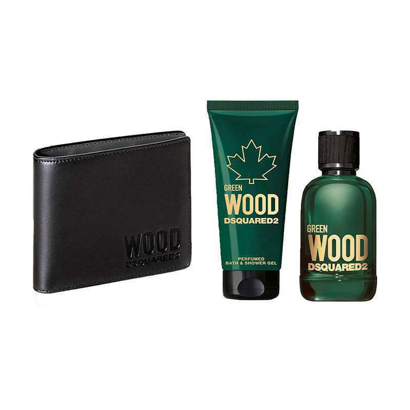 ست ادو تویلت مردانه دیسکوارد مدل Wood Green حجم 100 میلی لیتر