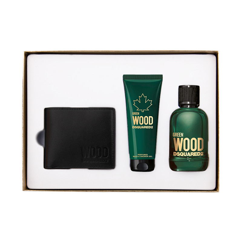 ست ادو تویلت مردانه دیسکوارد مدل Wood Green حجم 100 میلی لیتر