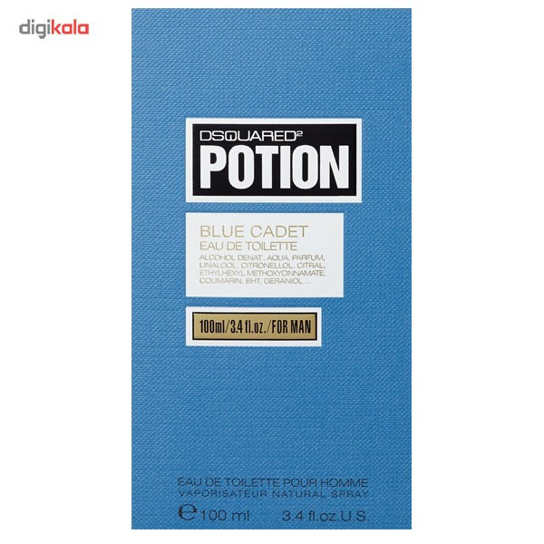 ادو تویلت مردانه دیسکوارد مدل Potion Blue Cadet حجم 100 میلی لیتر