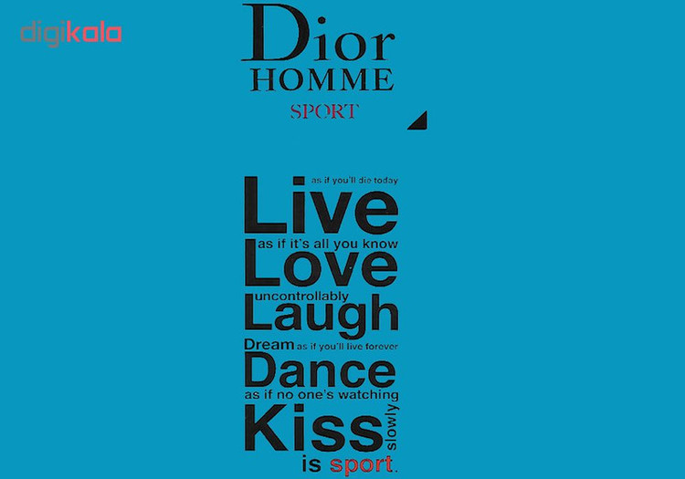 ادو تویلت مردانه دیور مدل Homme Sport 2017 حجم 125 میلی لیتر