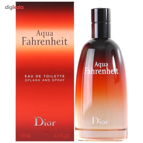 ادو تویلت مردانه دیور مدل Aqua Fahrenheit حجم 125 میلی لیتر