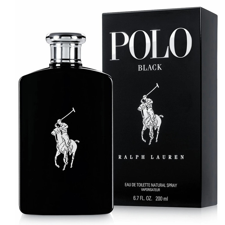 ادو تویلت مردانه رالف لورن مدل POLO BLACK حجم 200 میلی لیتر