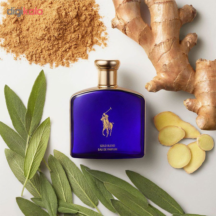 ادو پرفیوم مردانه رالف لورن مدل Polo Blue Gold Blend حجم 125 میلی لیتر