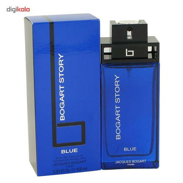 ادو تویلت مردانه ژاک بوگارت مدل Bogart Story Blue حجم 100 میلی لیتر