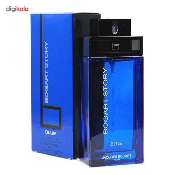 ادو تویلت مردانه ژاک بوگارت مدل Bogart Story Blue حجم 100 میلی لیتر
