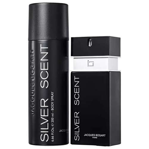 ادو تویلت مردانه ژاک بوگارت مدل Silver Scent حجم 100 میلی لیتر به همراه اسپری حجم 200 میلی لیتر