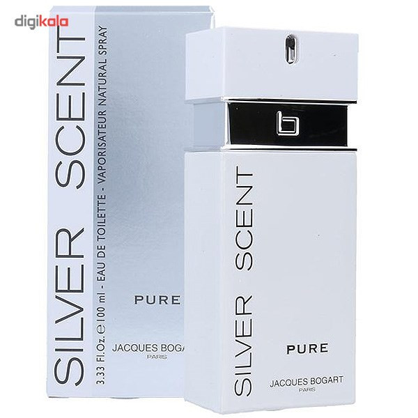 ادو تویلت مردانه ژاک بوگارت مدل Silver Scent Pure حجم 100 میلی لیتر