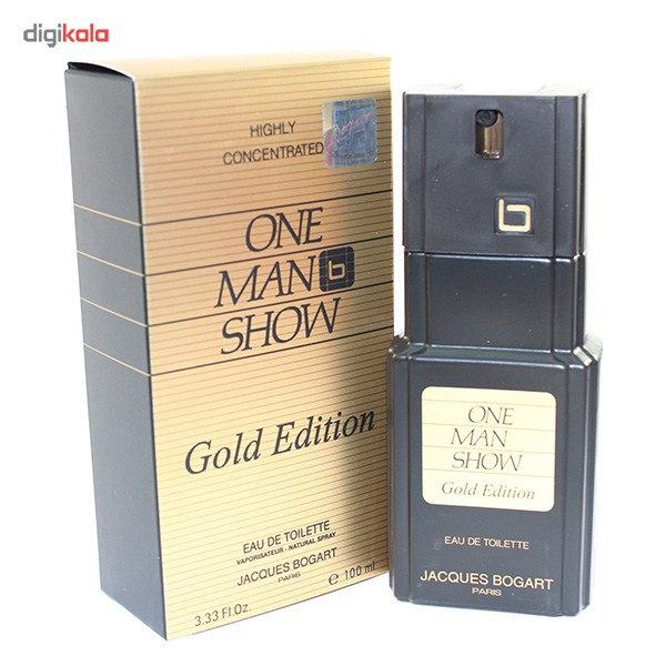 ادو تویلت مردانه ژاک بوگارت مدل One Man Show Gold Edition حجم 100 میلی لیتر