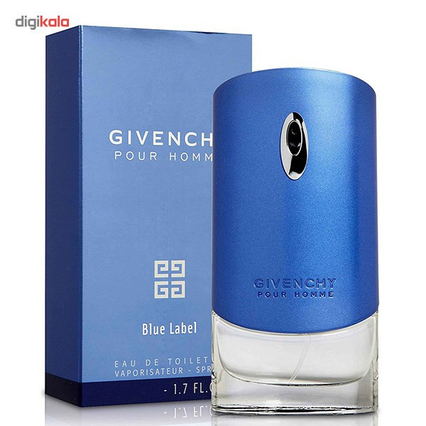 ادو تویلت مردانه ژیوانشی Pour Homme Blue Label حجم 100ml