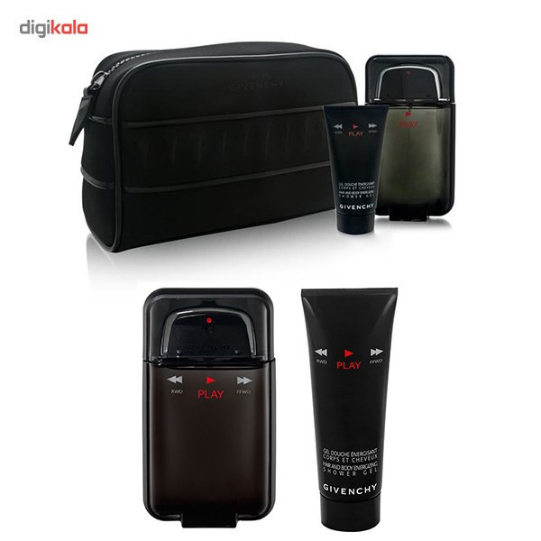 ست ادو تویلت مردانه ژیوانشی Play Intense حجم 100ml