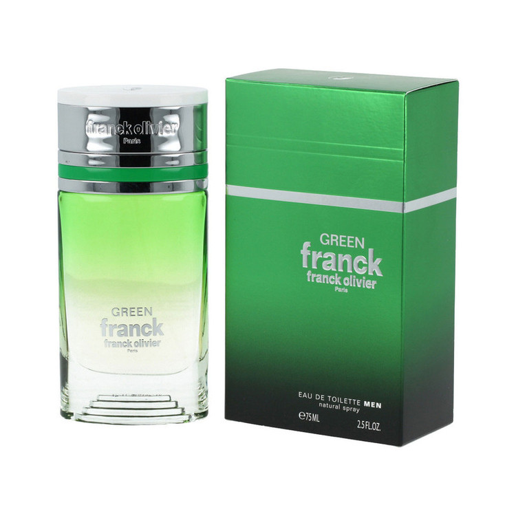 ادوتویلت مردانه فرانک اولیویر مدل Green Franck حجم 75 میلی لیتر