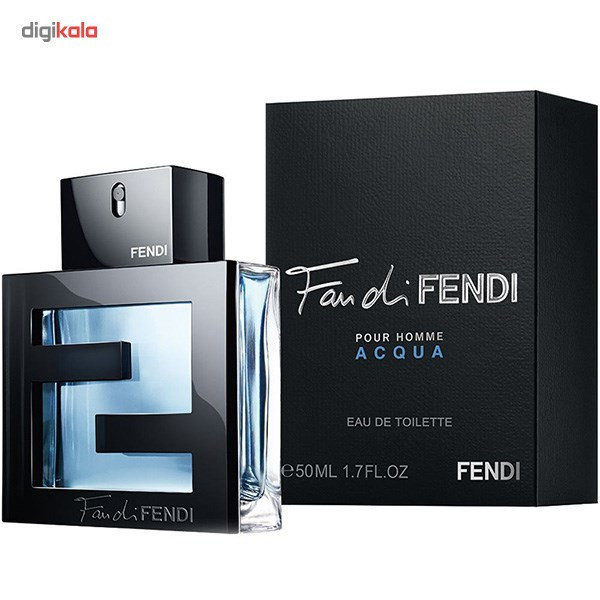 ادو تویلت مردانه فندی مدل Fan di Fendi pour Homme Acqua حجم 50 میلی لیتر