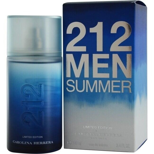 ادو تویلت مردانه کارولینا هررا مدل 212 Men Summer حجم 100 میلی لیتر