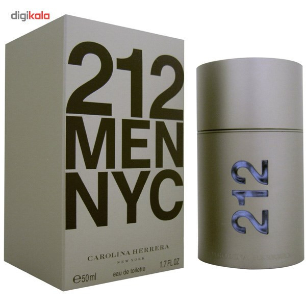 ادو تویلت مردانه کارولینا هررا مدل 212 Men NYC حجم 50 میلی لیتر