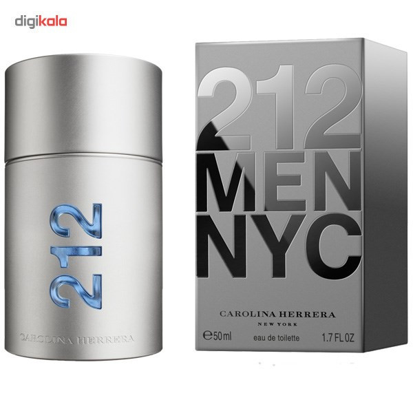 ادو تویلت مردانه کارولینا هررا مدل 212 Men NYC حجم 50 میلی لیتر